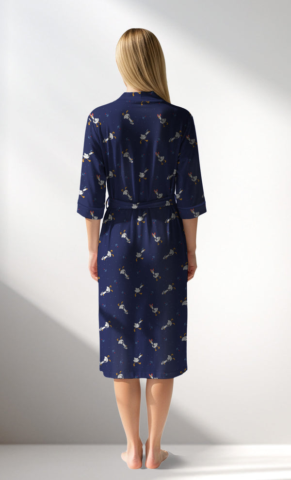 Woman Supreme GooseMarine Dressing Gown - ROTASYON - Image 3