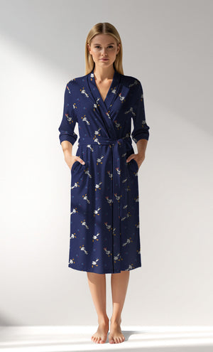 Woman Supreme GooseMarine Dressing Gown - ROTASYON - Image 1