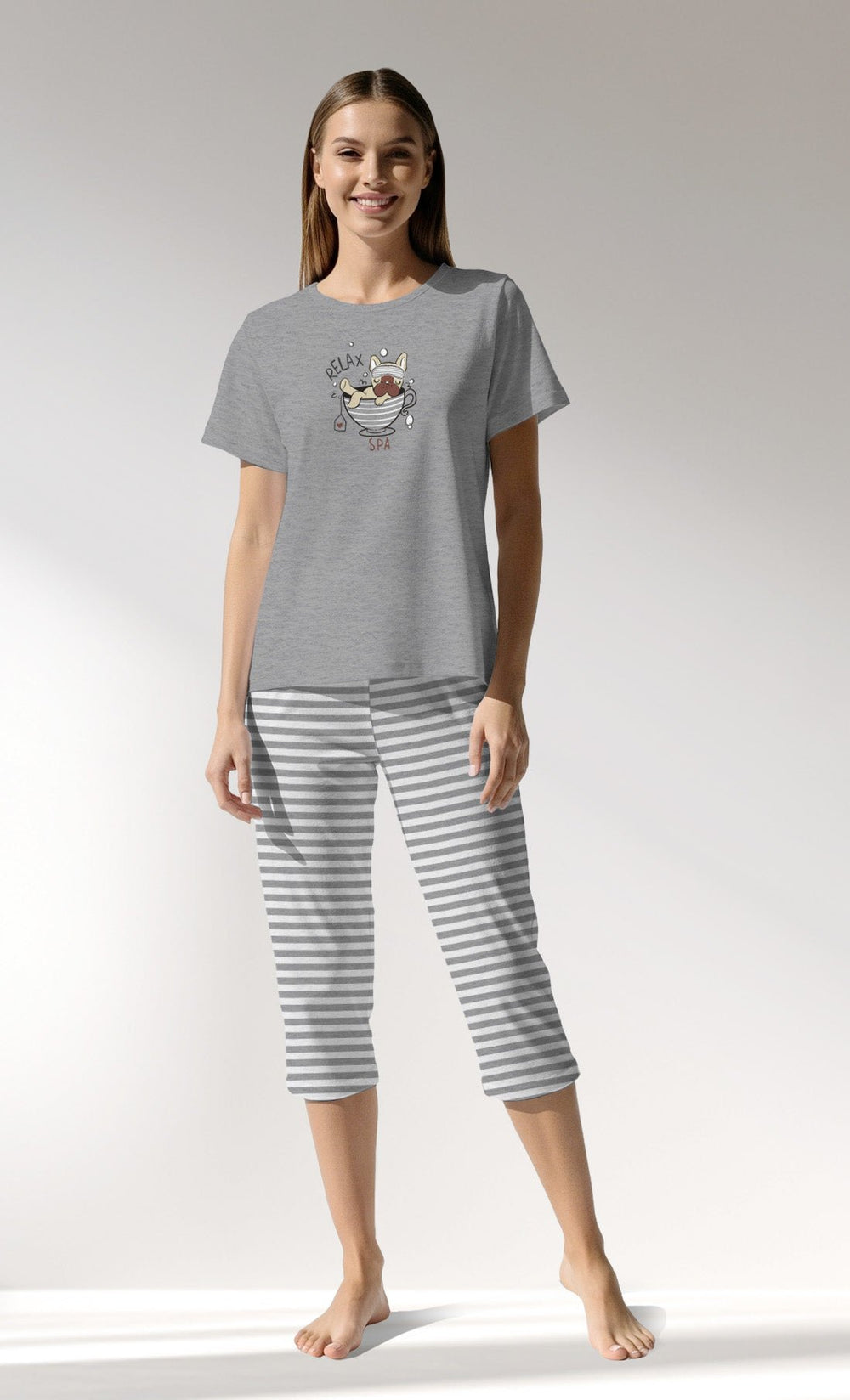 Woman Supreme Relaxing Capri Set - VienettaEG - 1