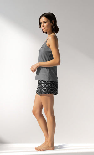 Woman Supreme TinyHearts Thin Strap Short Set - VienettaB - EG - 0