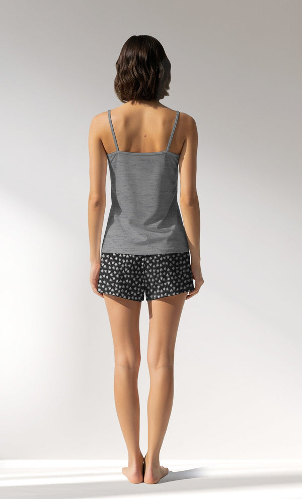 Woman Supreme TinyHearts Thin Strap Short Set - VienettaB - EG - 0