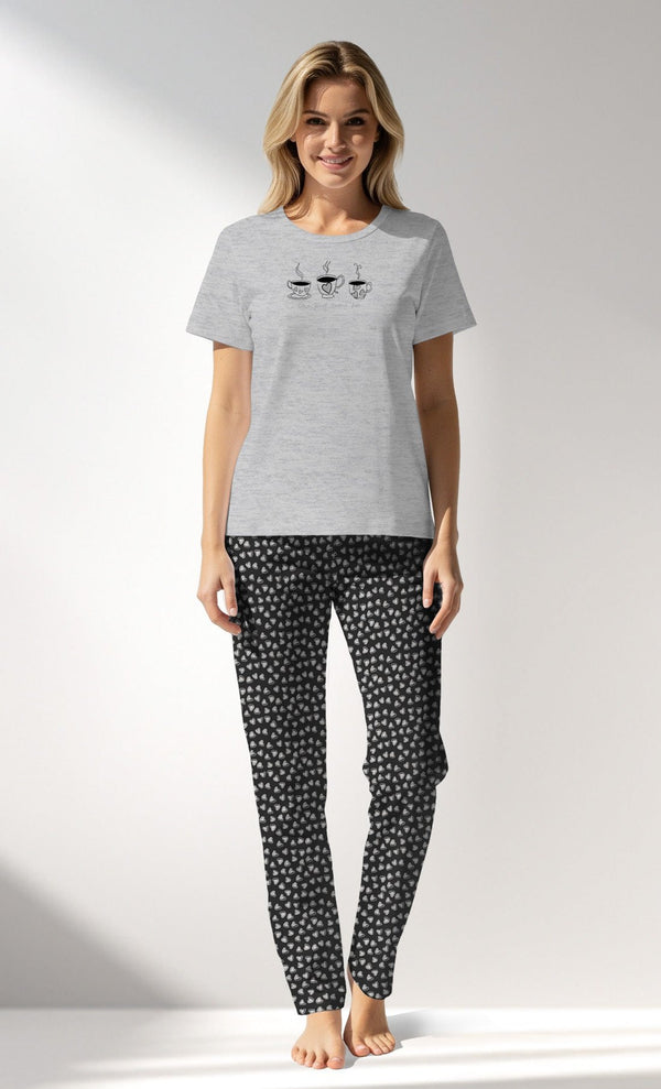 Woman Supreme TinyHearts Pyjama Set - VienettaB - EG - 0