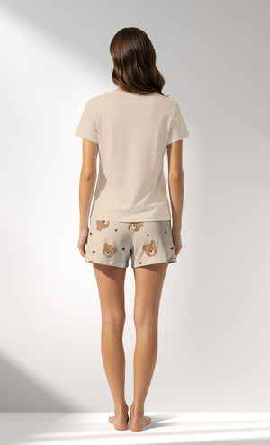 Woman Supreme TeddyDream Short Set - 12-1106 - Image 3