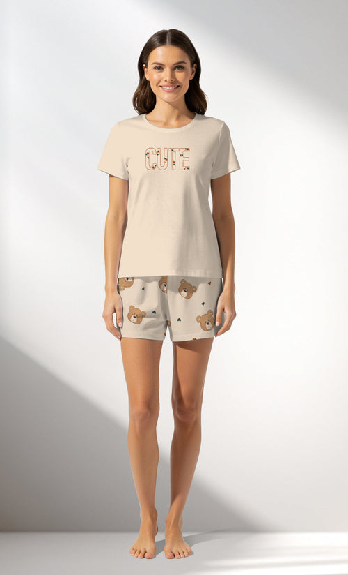 Woman Supreme TeddyDream Short Set - 12-1106 - Image 1