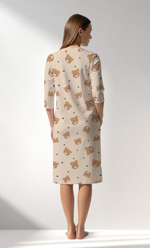 Woman Supreme TeddyDream Home Dress - ROTASYON - Image 3