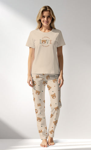 Woman Supreme TeddyDream Pyjama Set - 12-1106 - Image 1
