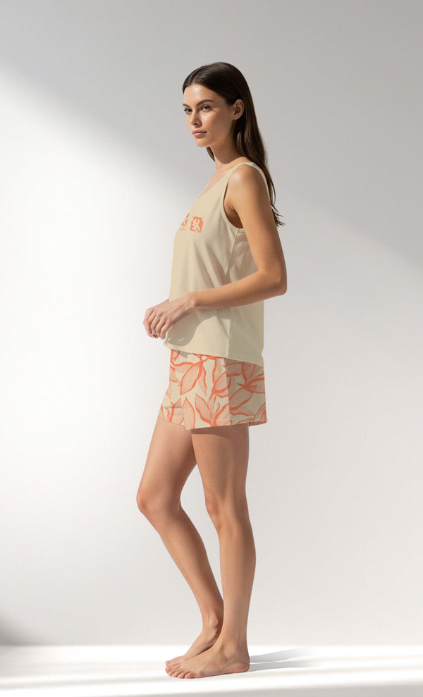 Woman Supreme SeaLaVie Thick Strap Short Set - VienettaB - 16 - 1442