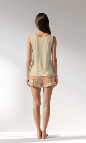 Woman Supreme SeaLaVie Thick Strap Short Set - VienettaB - 16 - 1442