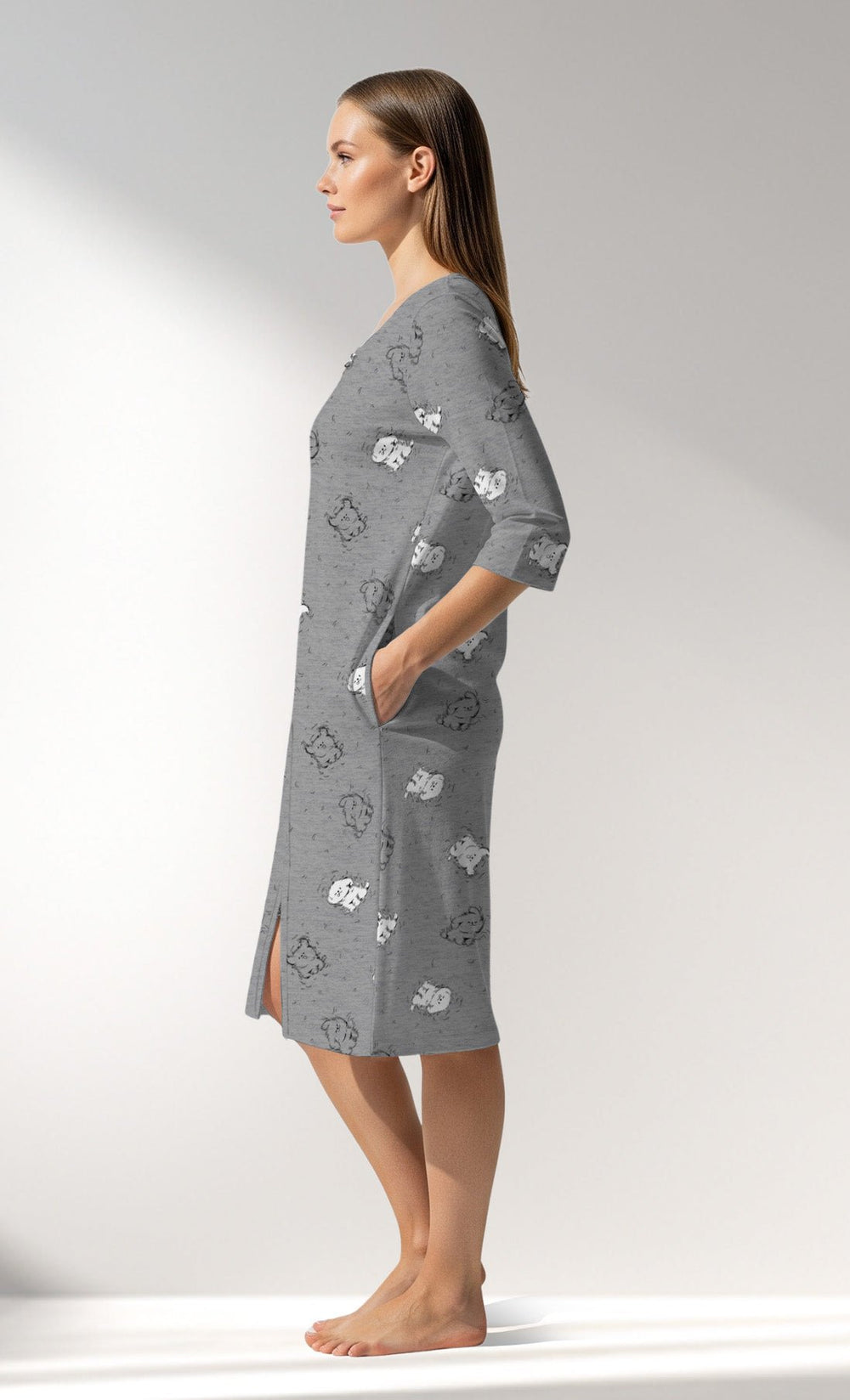 Woman Supreme RolliePup Home Dress - VienettaROTASYON