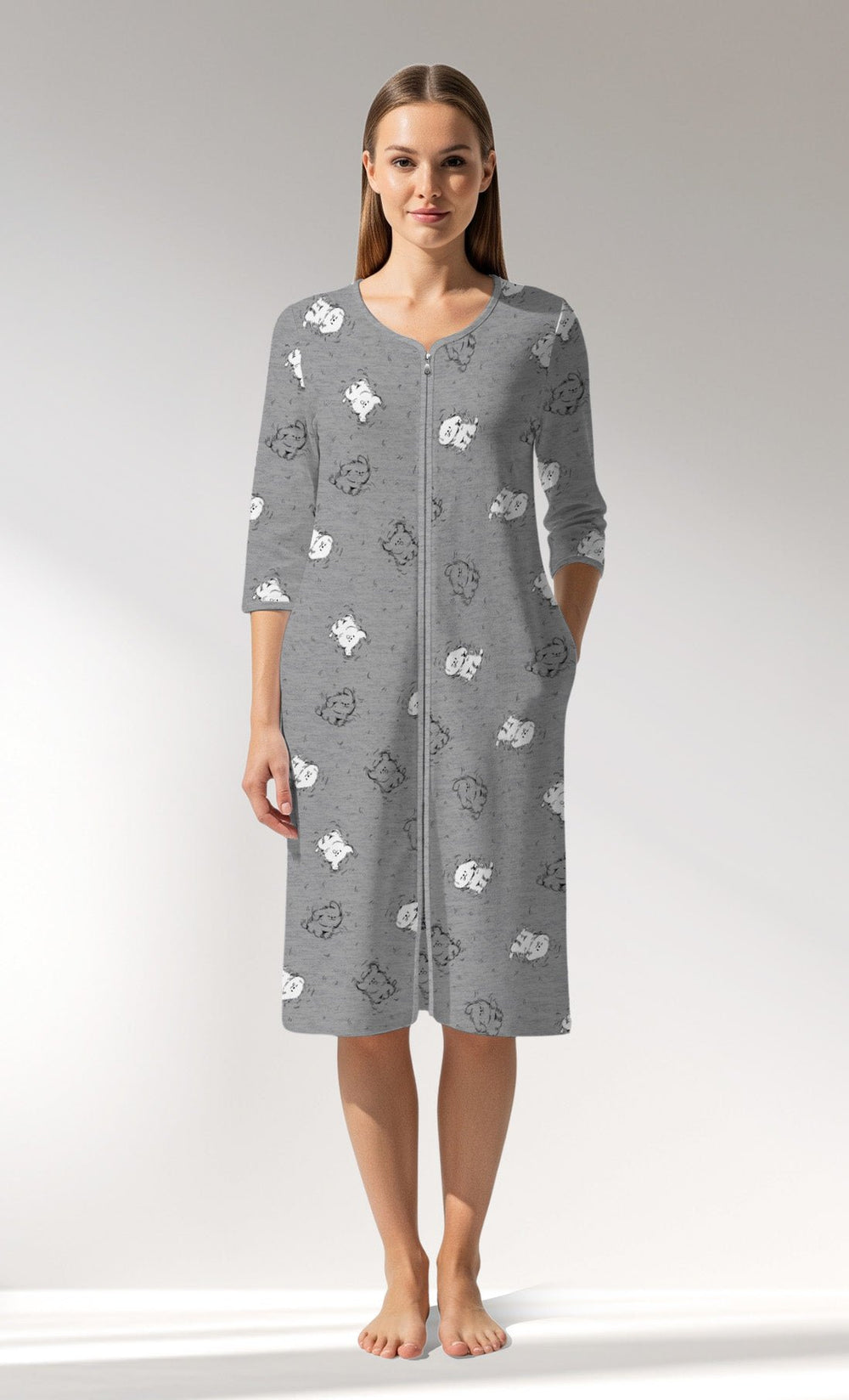 Woman Supreme RolliePup Home Dress - VienettaROTASYON