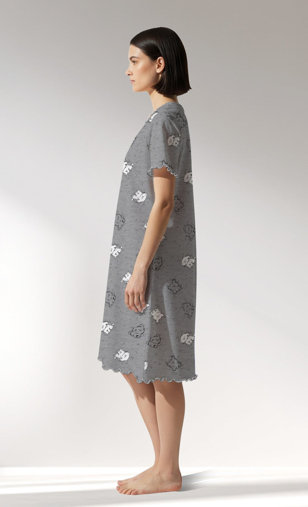 Woman Supreme RolliePup V Neck Tunic - VienettaROTASYON