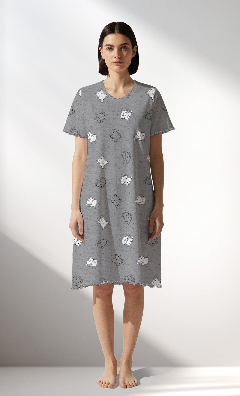 Woman Supreme RolliePup V Neck Tunic - VienettaROTASYON