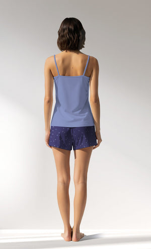 Woman Supreme PurpleStar Thin Strap Short Set - VienettaB - 16 - 3925