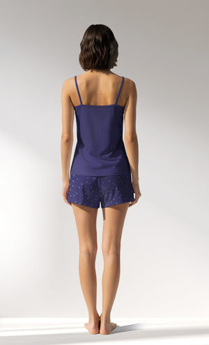 Woman Supreme PurpleStar Thin Strap Short Set - VienettaB - 16 - 3925