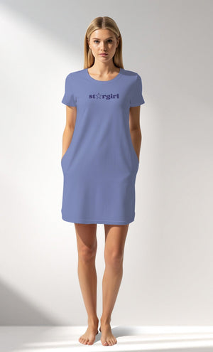 Woman Supreme PurpleStar Pocket Detail Tunic - VienettaA - 19 - 3947