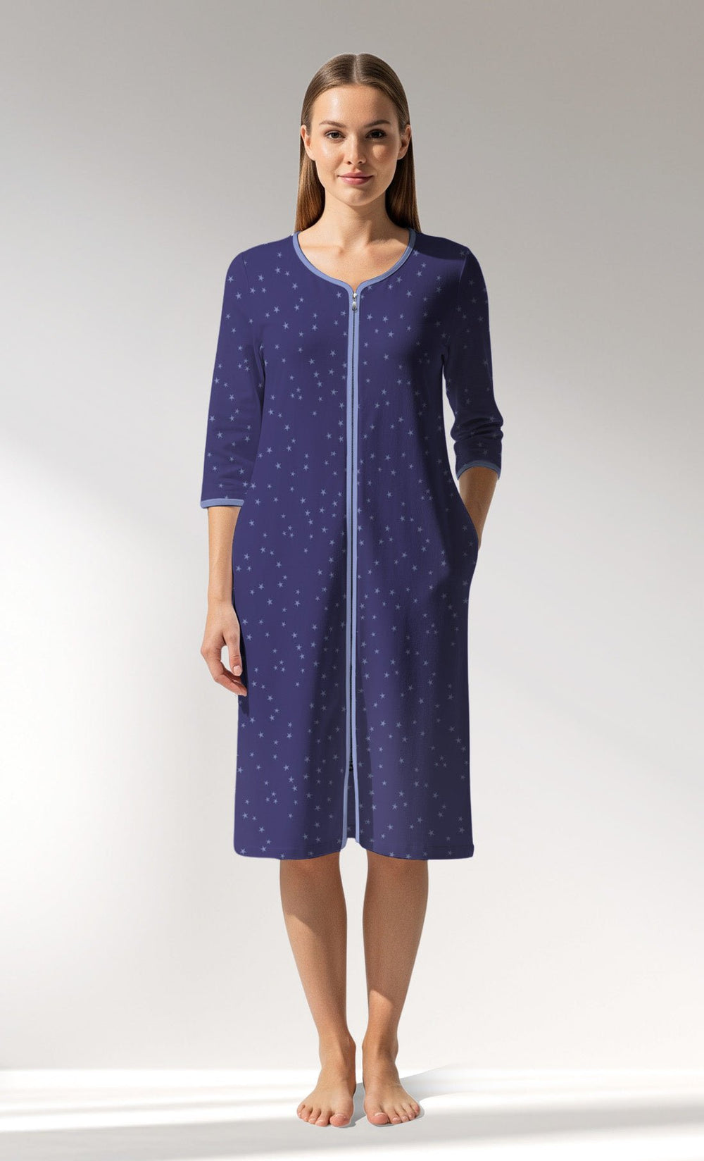 Woman Supreme PurpleStar Home Dress - VienettaROTASYON