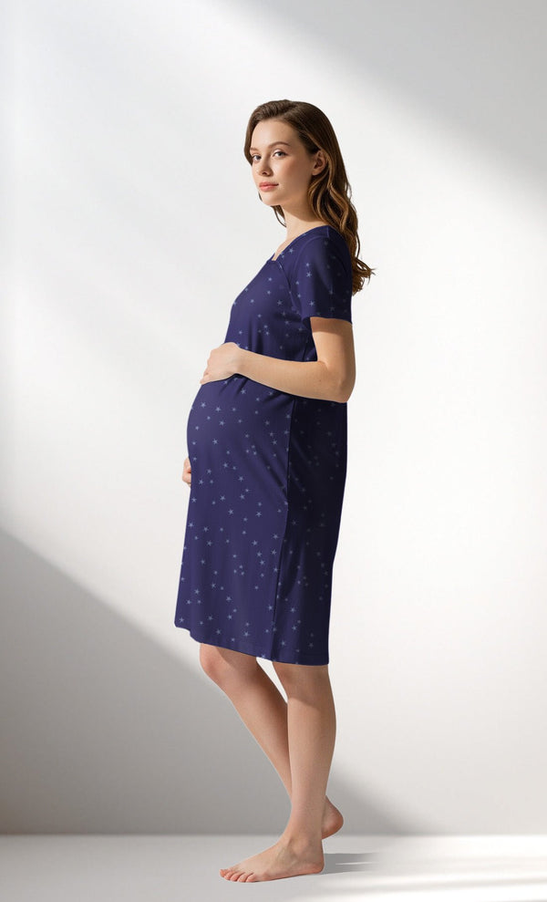Woman Supreme PurpleStar Pregnant Tunic - VienettaROTASYON