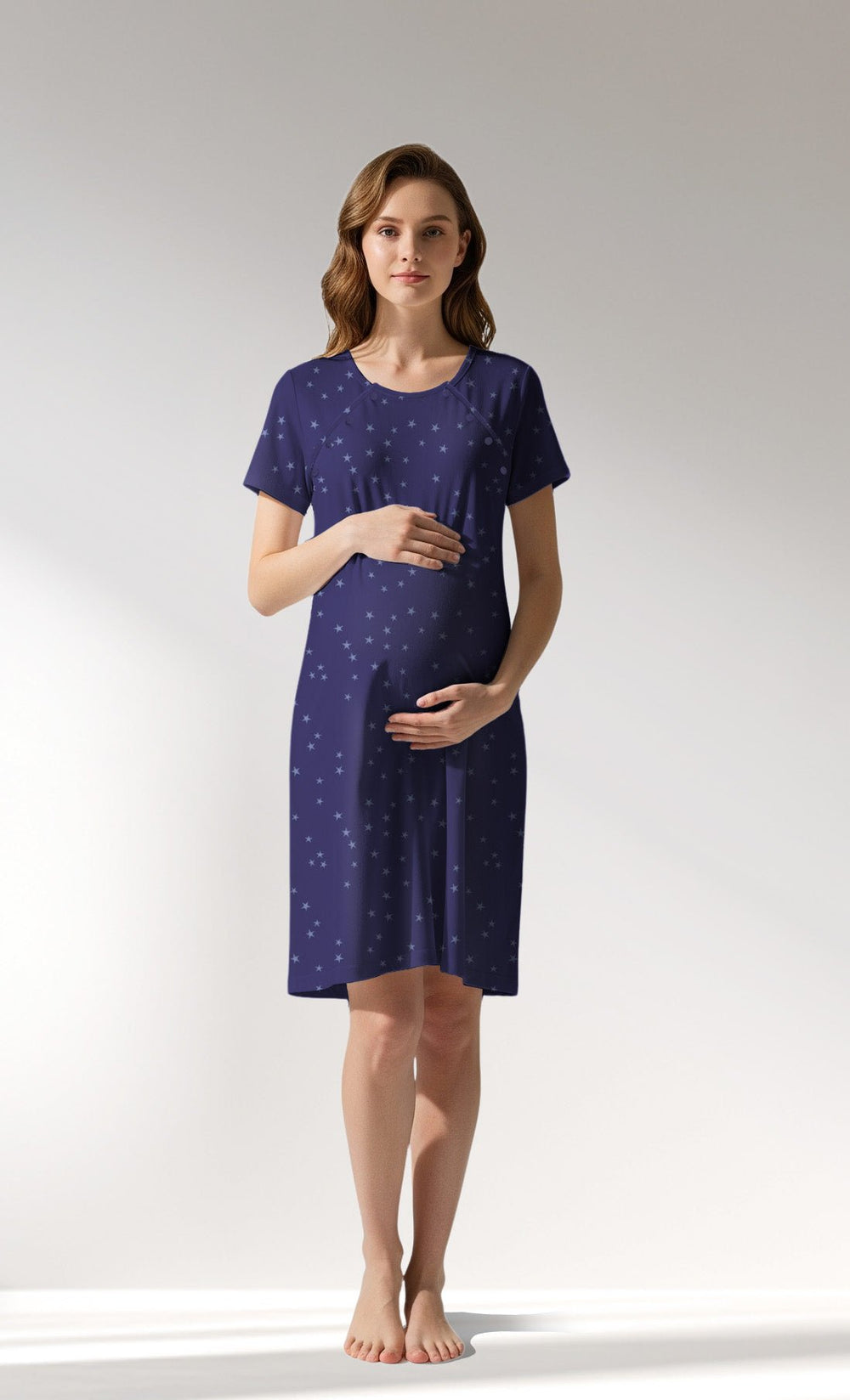 Woman Supreme PurpleStar Pregnant Tunic - VienettaROTASYON