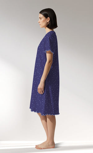 Woman Supreme PurpleStar V Neck Tunic - VienettaROTASYON