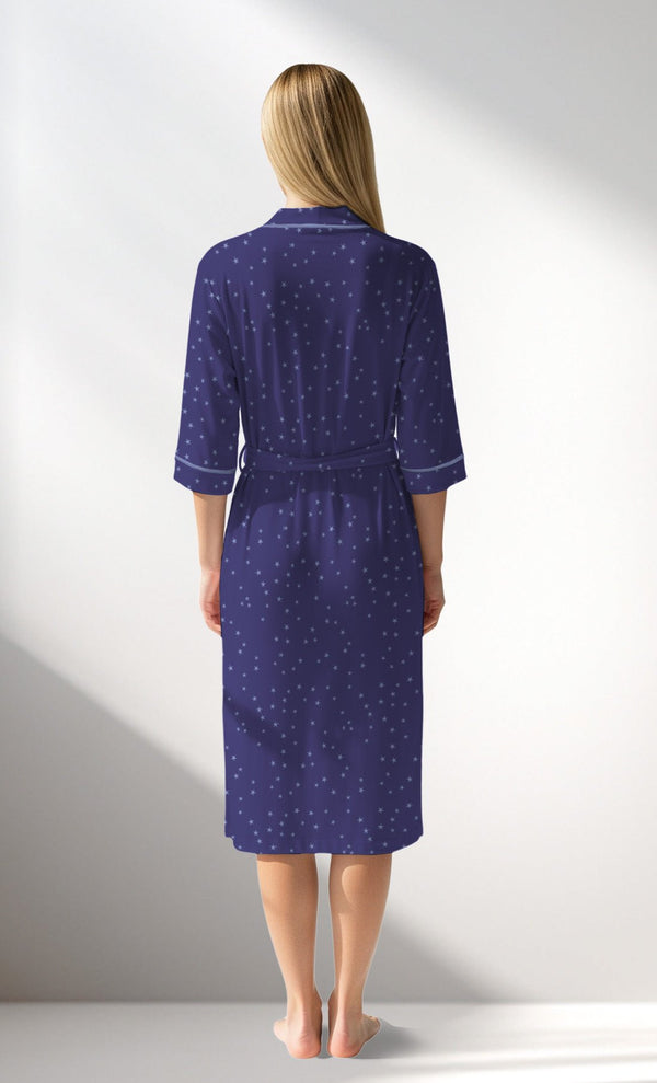 Woman Supreme PurpleStar Dressing Gown - VienettaROTASYON