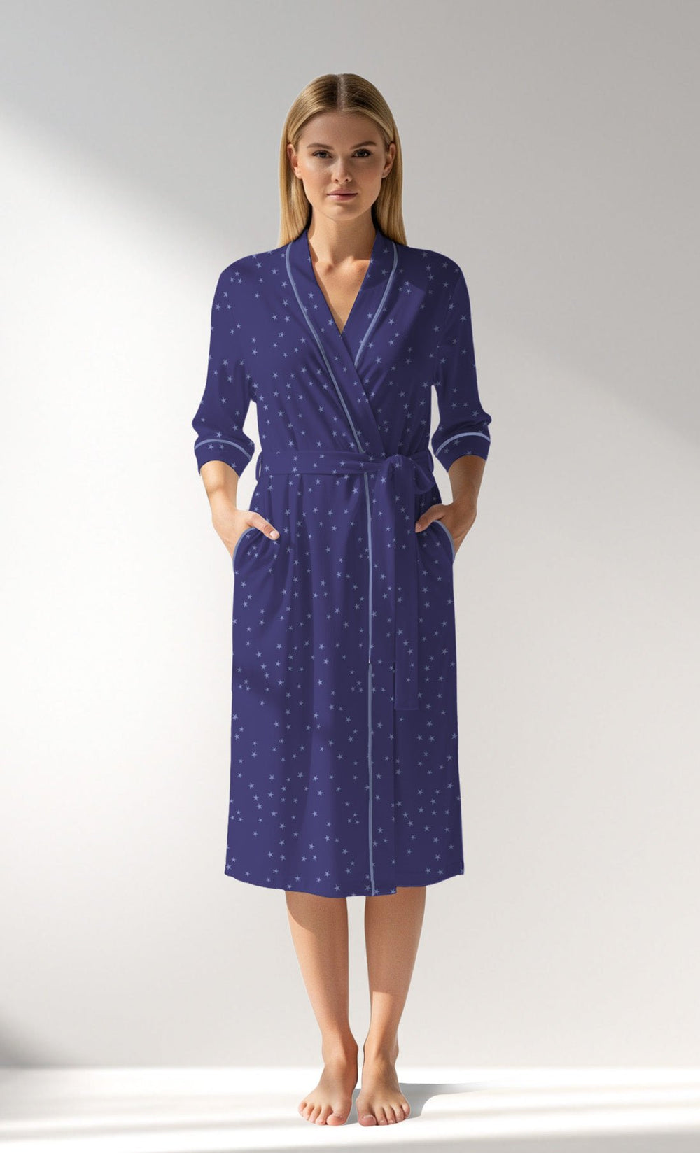 Woman Supreme PurpleStar Dressing Gown - VienettaROTASYON