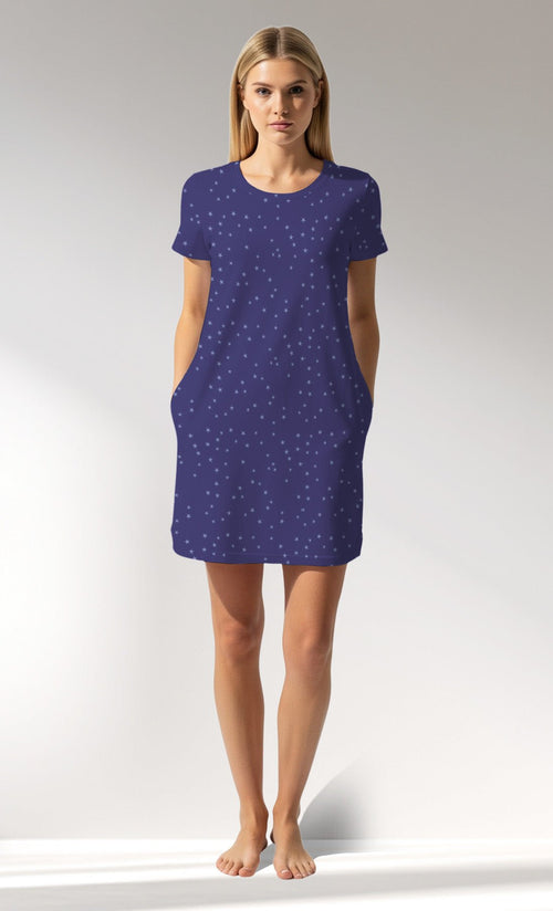 Woman Supreme PurpleStar Pocket Detail Tunic - VienettaROTASYON