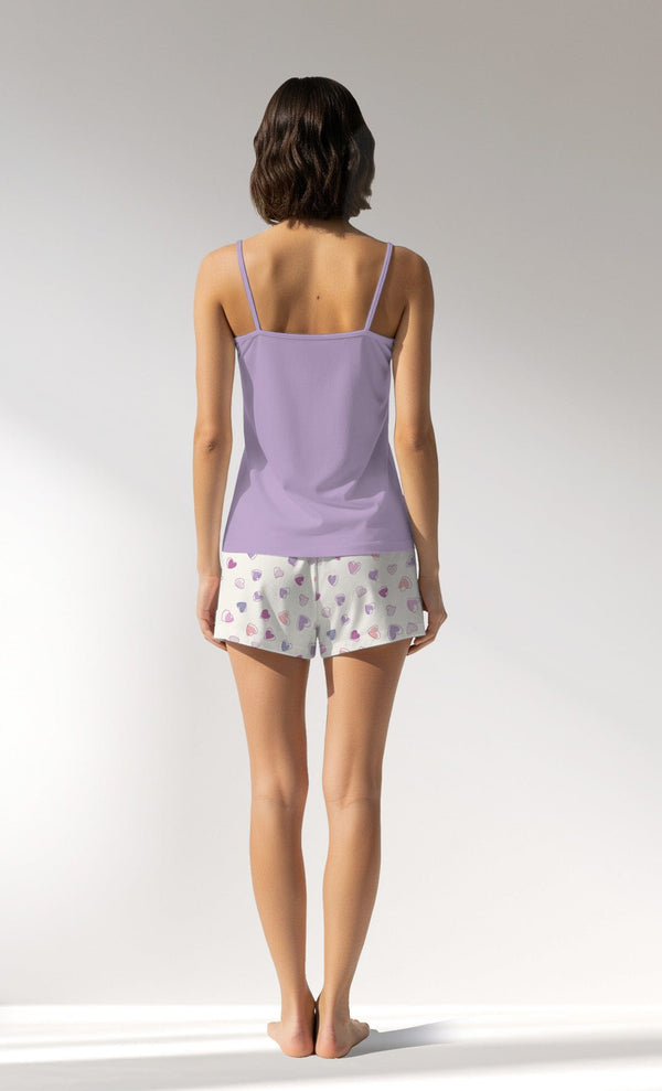 Woman Supreme PaletteOfLo Thin Strap Short Set - VienettaB - 14 - 3612