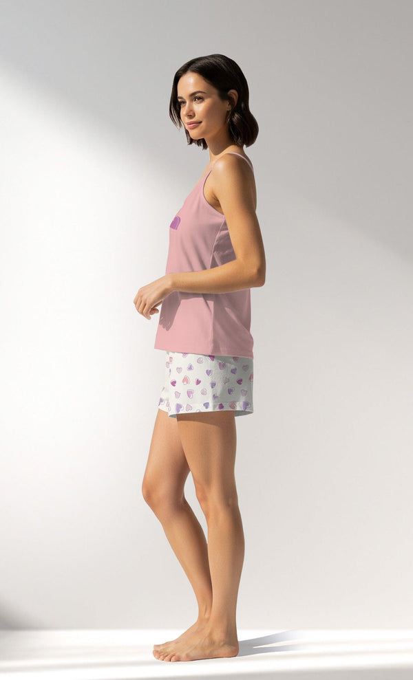 Woman Supreme PaletteOfLo Thin Strap Short Set - VienettaB - 14 - 3612