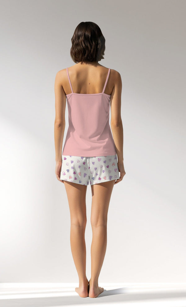 Woman Supreme PaletteOfLo Thin Strap Short Set - VienettaB - 14 - 3612