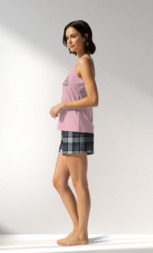 Woman Supreme JustEnjoy Thin Strap Short Set - VienettaB - 13 - 1906