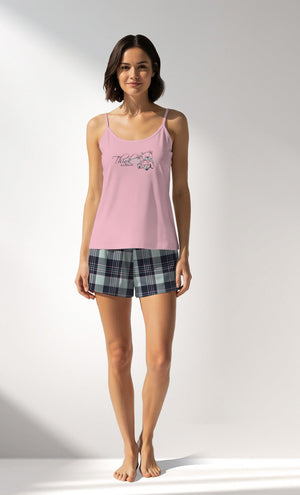 Woman Supreme JustEnjoy Thin Strap Short Set - VienettaB - 13 - 1906