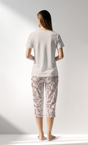 Woman Supreme ElegantLeav Capri Set - VienettaB - 16 - 1431