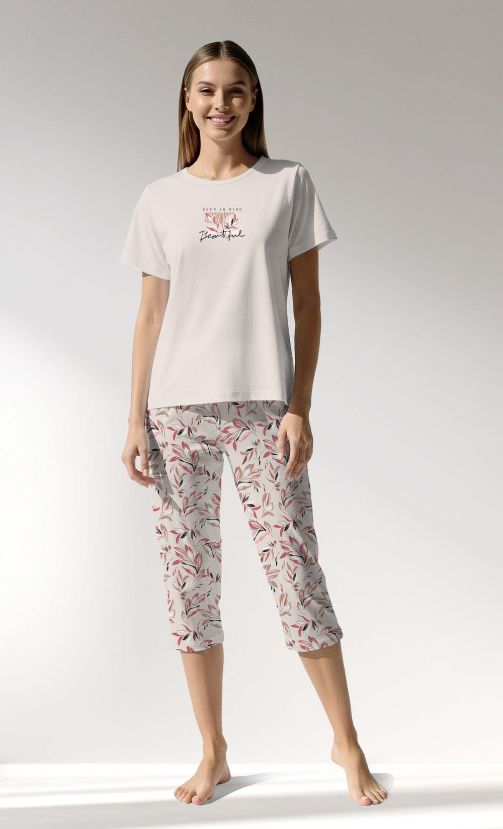 Woman Supreme ElegantLeav Capri Set - VienettaA - 13 - 0002