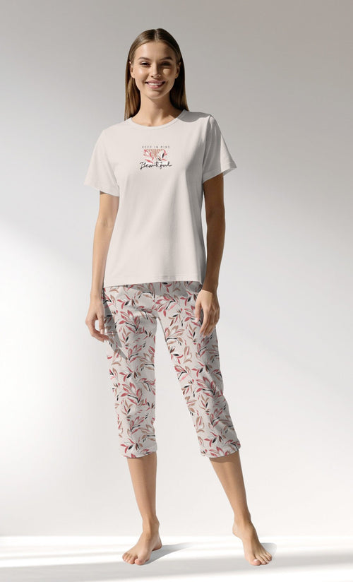 Woman Supreme ElegantLeav Capri Set - VienettaA - 13 - 0002