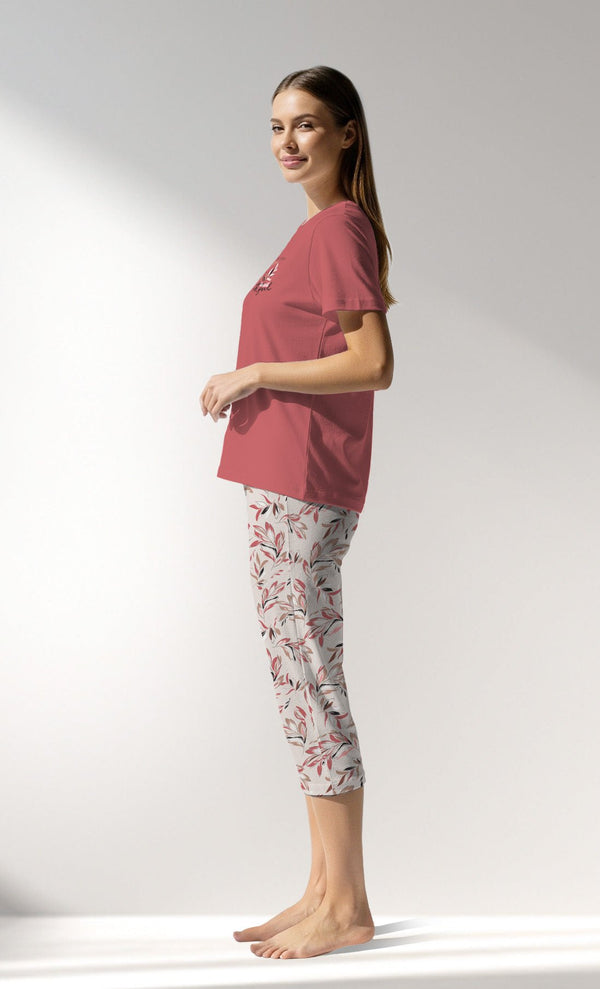 Woman Supreme ElegantLeav Capri Set - VienettaB - 16 - 1431