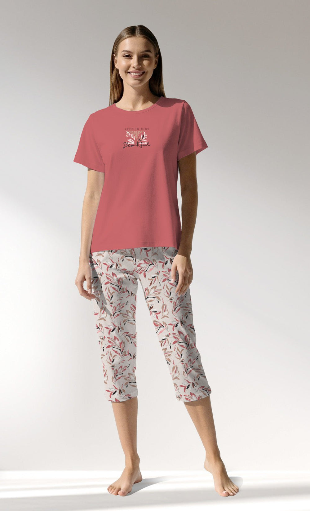 Woman Supreme ElegantLeav Capri Set - VienettaA - 13 - 0002