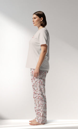 Woman Supreme Big Size ElegantLeav Pyjama Set - VienettaB - 16 - 1431