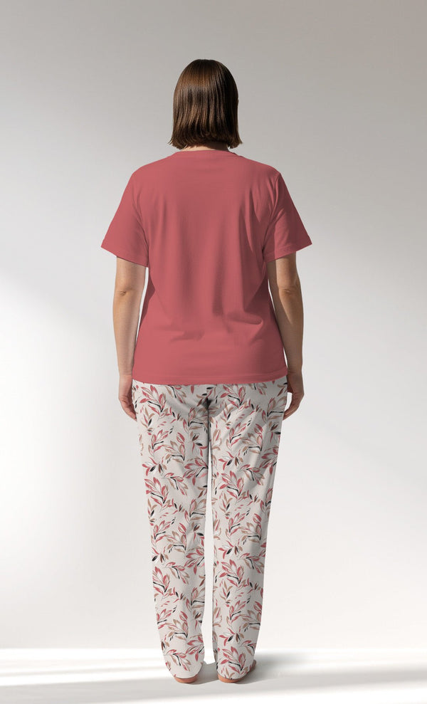 Woman Supreme Big Size ElegantLeav Pyjama Set - VienettaB - 16 - 1431