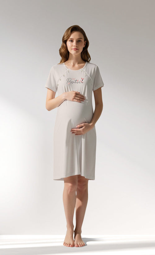 Woman Supreme ElegantLeav Pregnant Tunic - VienettaA - 13 - 0002