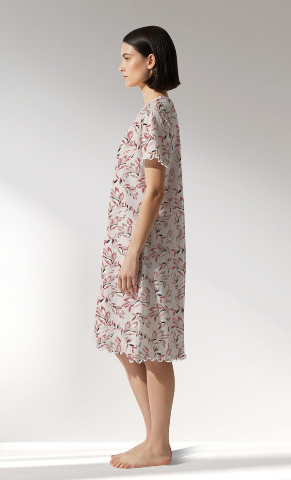 Woman Supreme ElegantLeav V Neck Tunic - VienettaROTASYON