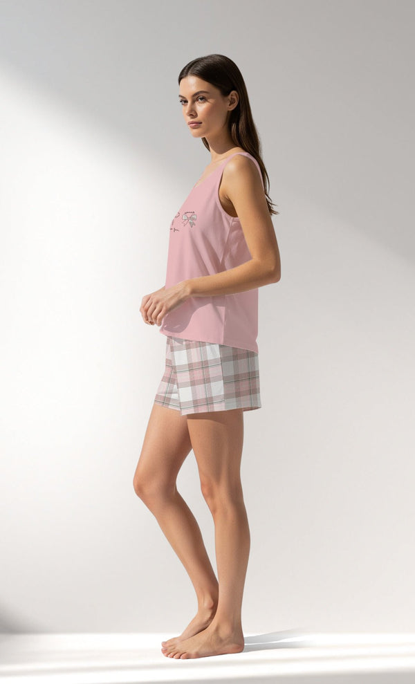 Woman Supreme Bestie Thick Strap Short Set - VienettaB - EG - 0