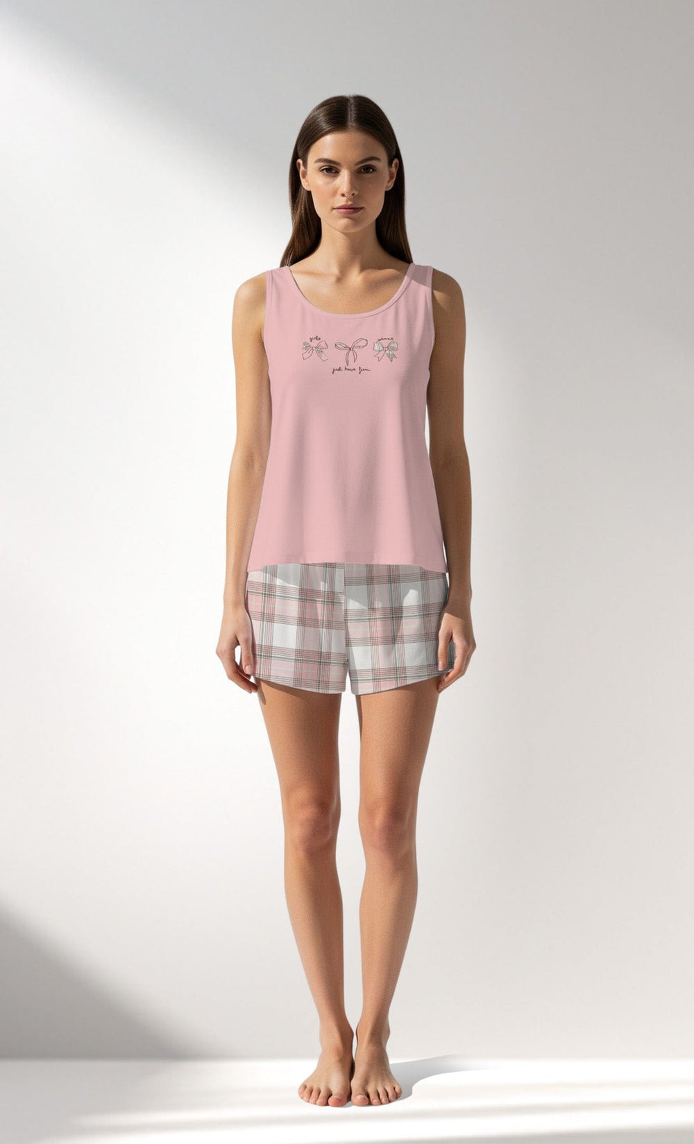 Woman Supreme Bestie Thick Strap Short Set - VienettaA - 13 - 2005