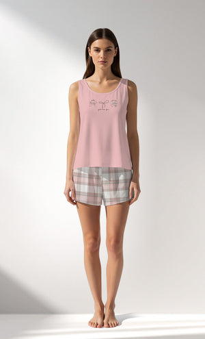 Woman Supreme Bestie Thick Strap Short Set - VienettaA - 13 - 2005