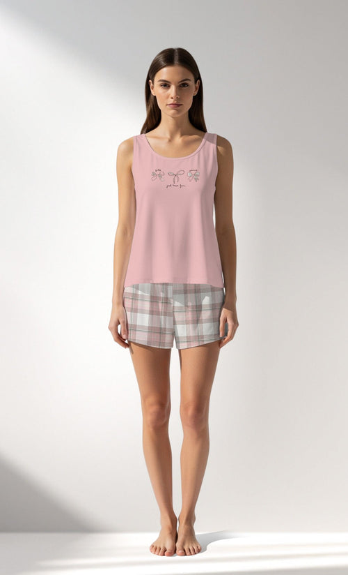 Woman Supreme Bestie Thick Strap Short Set - VienettaA - 13 - 2005