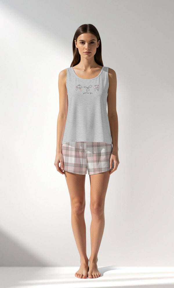 Woman Supreme Bestie Thick Strap Short Set - VienettaB - EG - 0