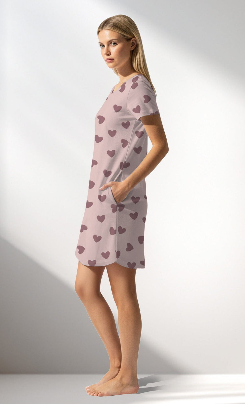 Woman Supreme BigHeart Pocket Detail Tunic - VienettaROTASYON (ACIK ZEMIN)