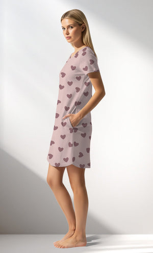 Woman Supreme BigHeart Pocket Detail Tunic - VienettaROTASYON (ACIK ZEMIN)