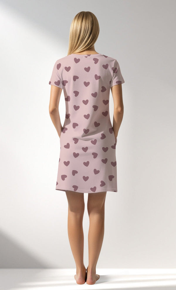 Woman Supreme BigHeart Pocket Detail Tunic - VienettaROTASYON (ACIK ZEMIN)