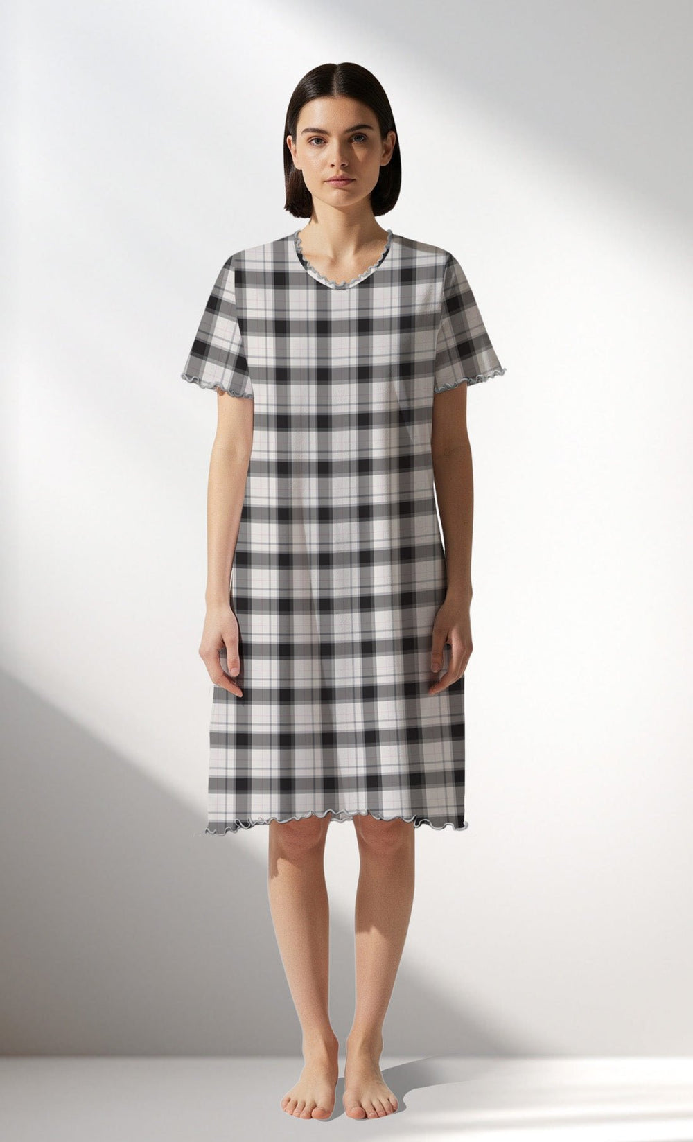 Woman Supreme Bonjour V Neck Tunic - VienettaROTASYON