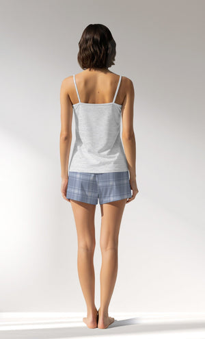 Woman Supreme SleepFirst Thin Strap Short Set - VienettaB - 14 - 4110